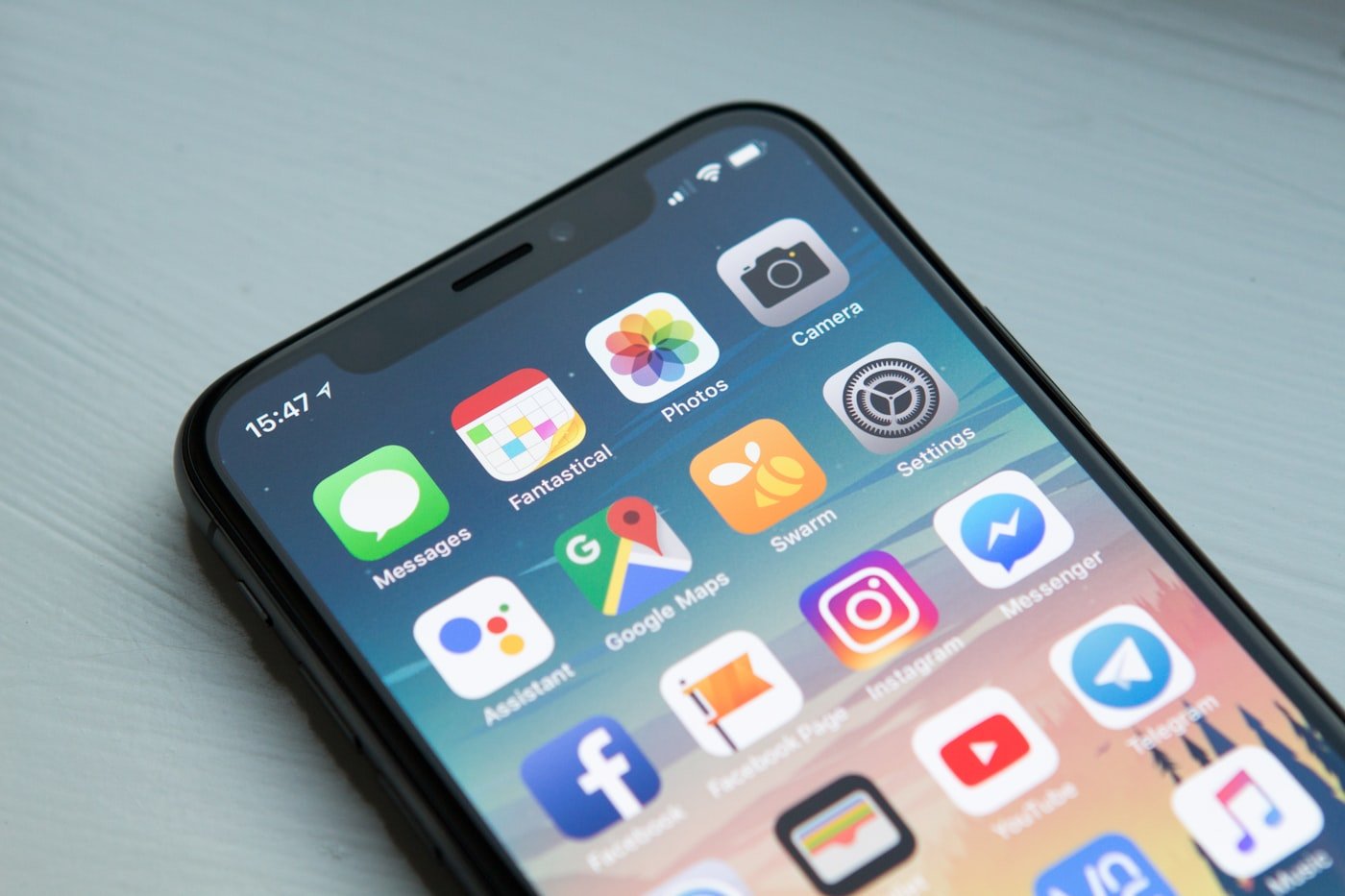 Mobile app development on a smartphone screen